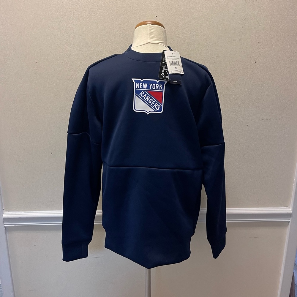 Adidas Navy New York Rangers Crewneck